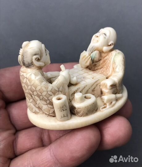 Окимоно, резьба, 1912-1920 годы, Япония