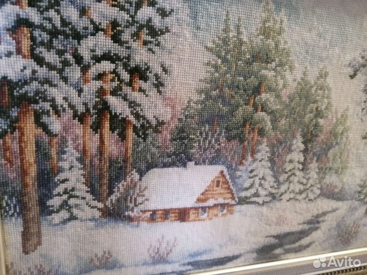 Картина вышитая крестом