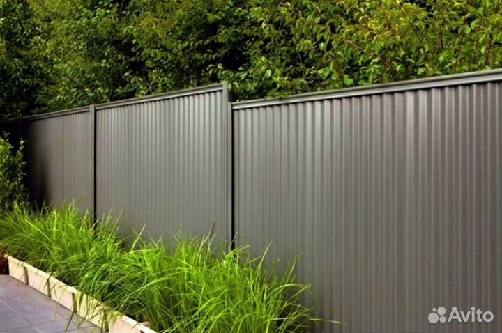 Забор из профнастила