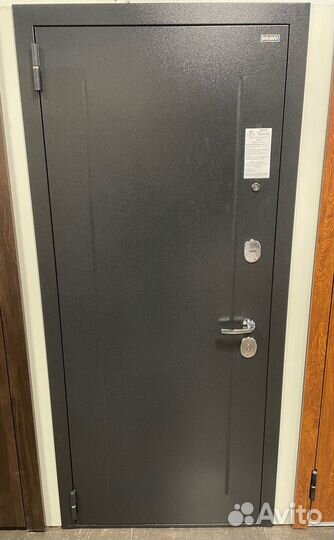 Дверь входная с зеркалом