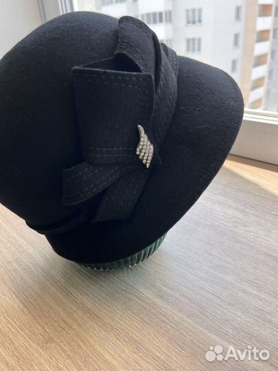 Шляпа фетровая женская