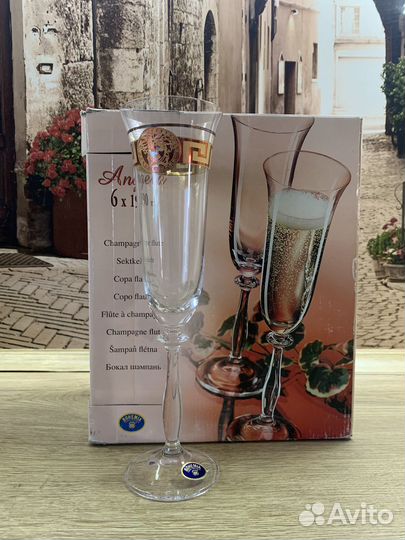 Фужеры/бокалы Angela Bogemia