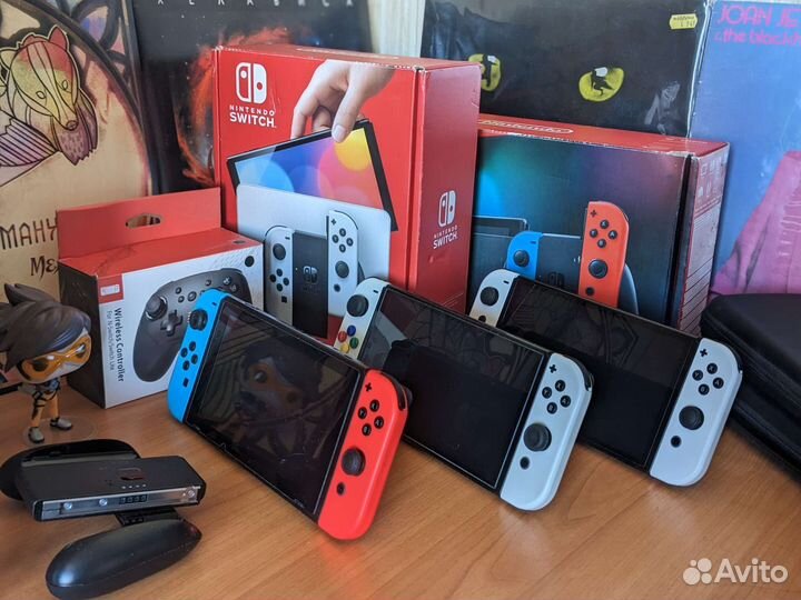 Nintendo switch hwfly прошитый 128 Gb