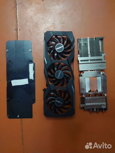 Охлаждение видеокарты, радиатор, rtx 2080ti