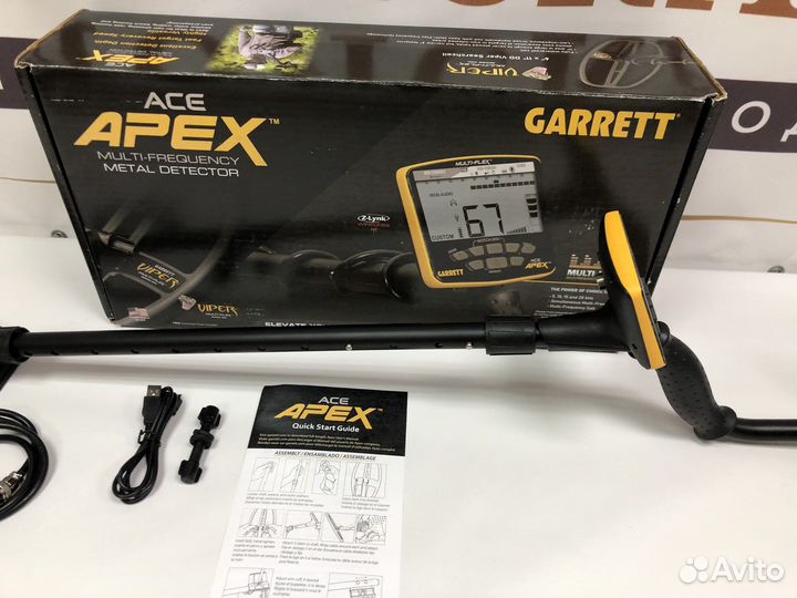 Металлоискатель garrett ACE apex 6,5x11