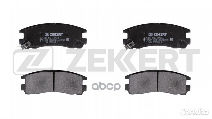 Колодки тормозные BS1347 Zekkert