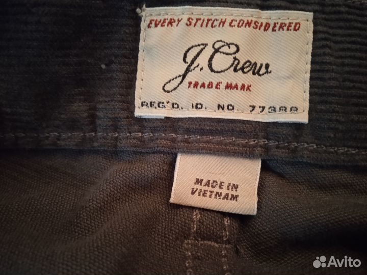 Джинсы мужские вельветовые G.Crew