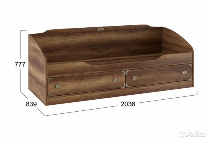 Комплект мебели в детскую (пенал + кровать)