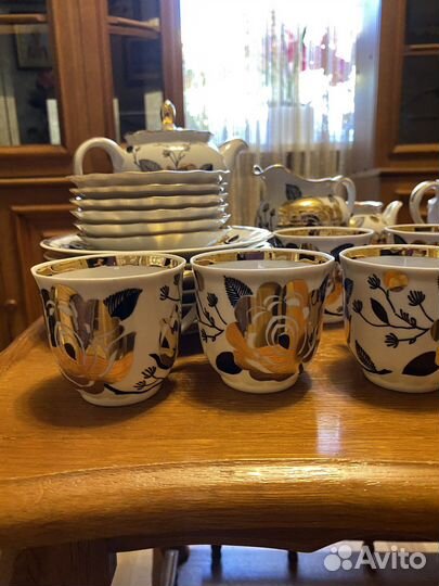 Чайный и кофейный сервиз 42 предмета