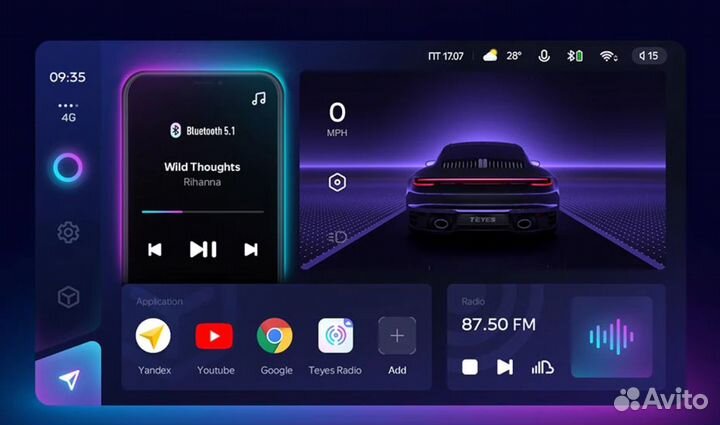 Teyes CC3 4+64 для Volkswagen Golf 6