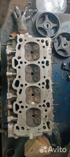 Головка блока цилиндров на santa fe 2003 2.4