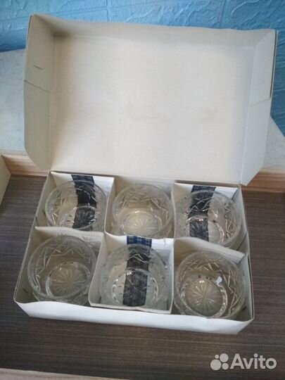 Новые Хрустальные стаканы, под любой напиток, СССР