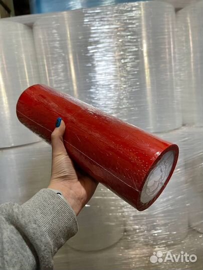 Скотч красный