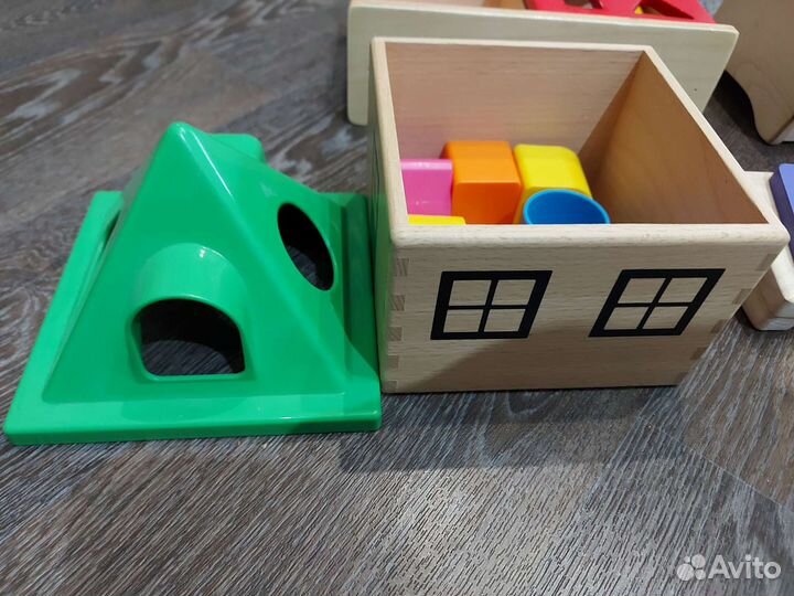 Развивающие игрушки монтессори сортер домик икеа