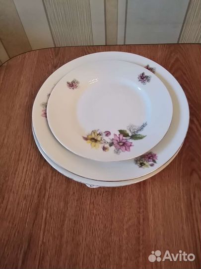 Тарелки Чехословакия 3шт