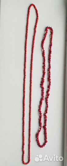 Коралловые бусы СССР