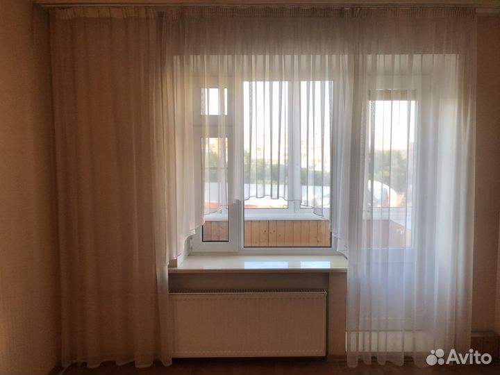 Тюль белый бу