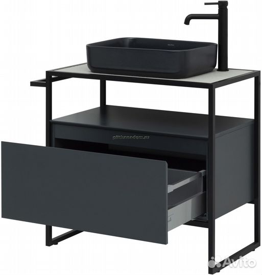 Allen Brau Priority 1.31002.AM Тумба под раковину, антрацит матовый