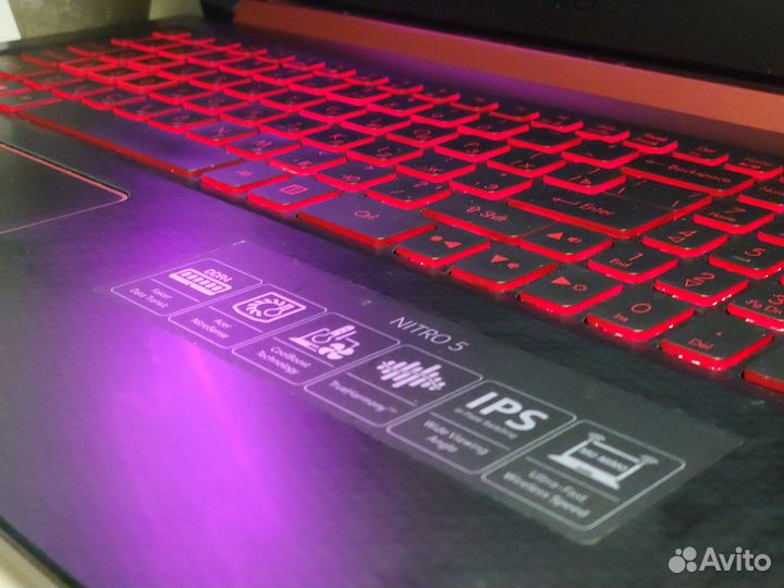 Игровой nitro 5 GTX 1650/Ryzen 5/IPS/12Gb RAM