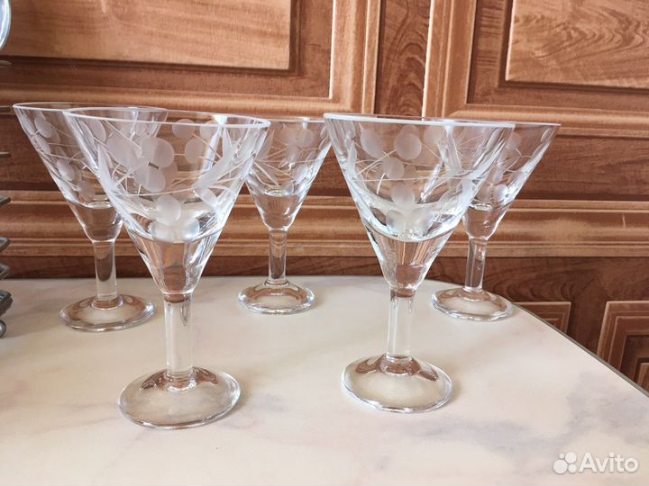 Фужеры стопки стаканы