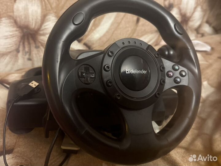 Руль Defender Forsage Drift GT черный