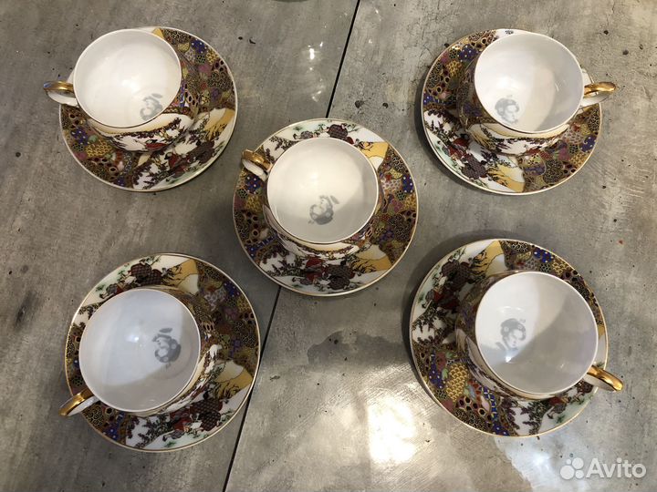 Чайный сервиз 5 предметов, япония yamasen