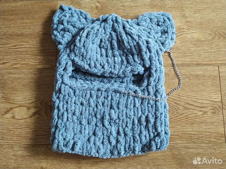 Балаклава шапка из Alize Puffy