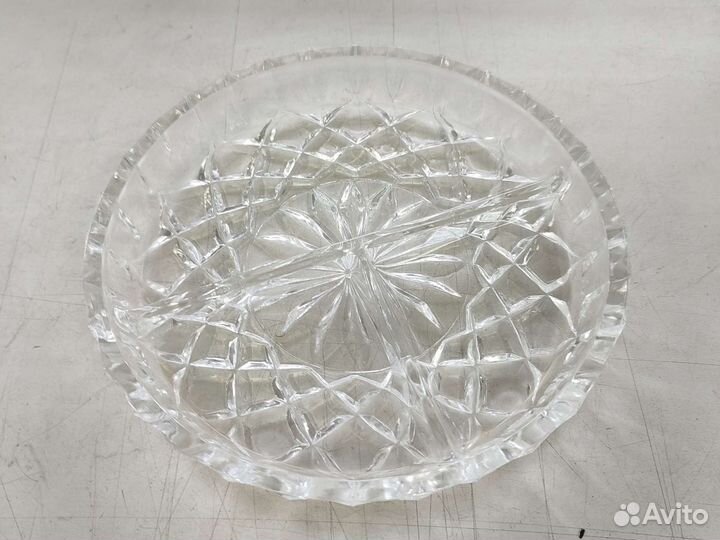 Менажница хрустальная СССР