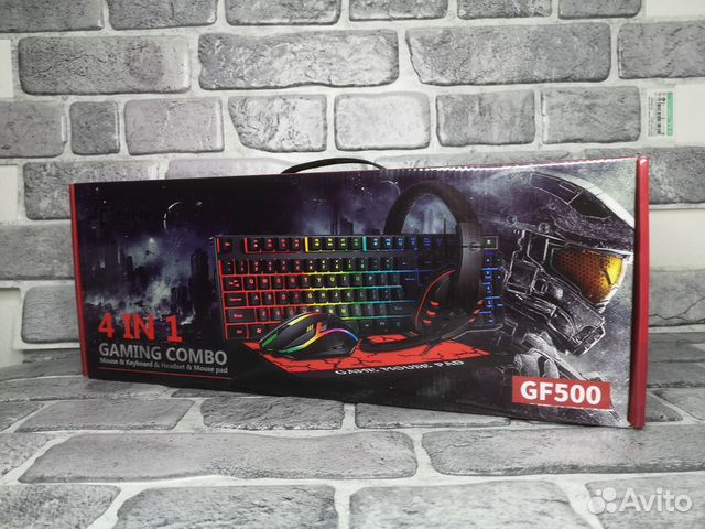 Новый набор. Клавиатура мышь наушники коврик 4в1