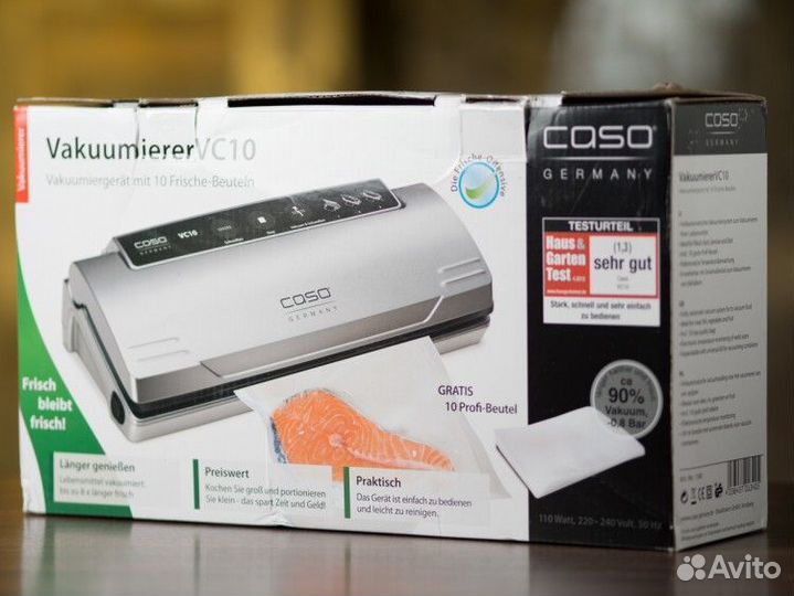 Вакуумный упаковщик бытовой caso VC 10