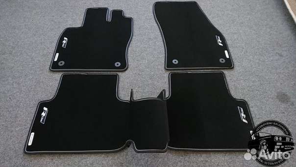 Автоковрики для Volkswagen Tiguan II, чёрные