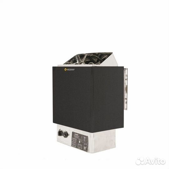 Электрокаменка vezuviy навесная (черная) - 9