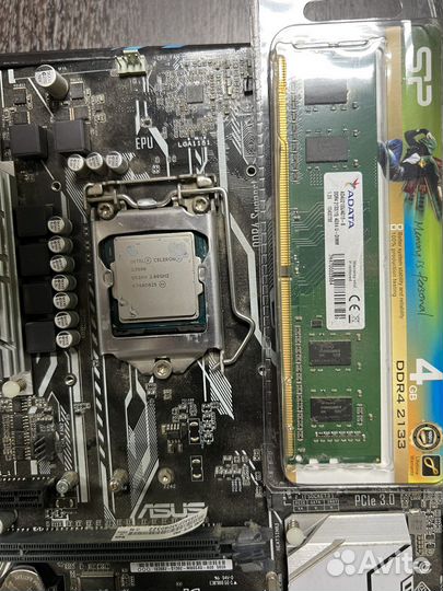 Материнская плата asus prime h270 с процессором