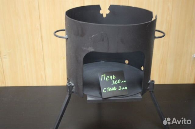 Печь для казана толщиной 3мм