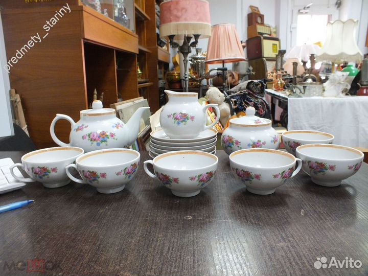 Сервизы и чайные пары эпохи СССР