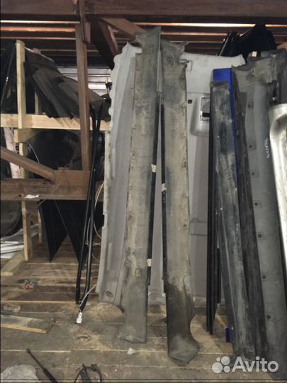 Накладка порога Mercedes Benz W140 coupe CL