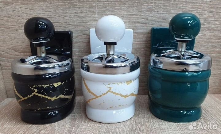 Пепельница-унитаз керамическая