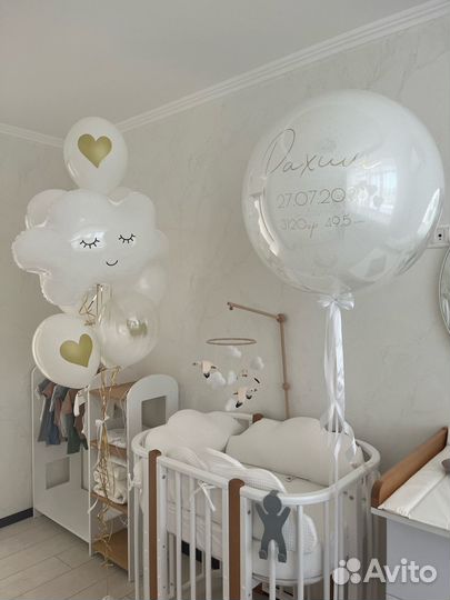 Гелиевые воздушные шары шарики на выписку