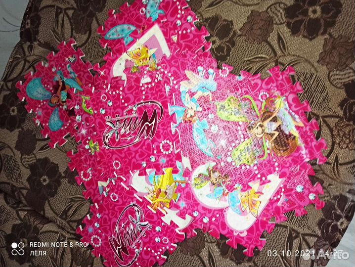 Мягкий коврик пазл Винкс