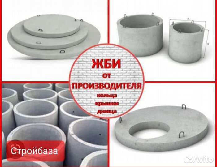 Жби кольца колодезные