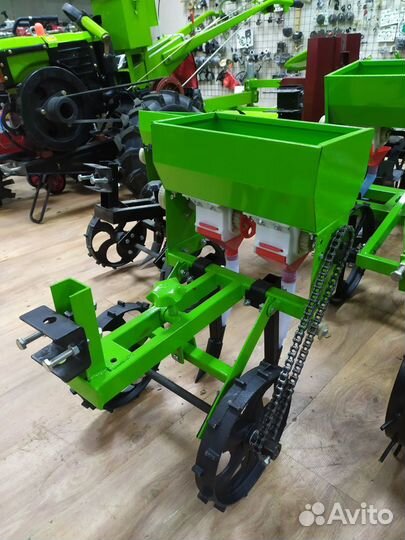 Сеялка для зерна/люцерны 2 ряд. на мотоблок