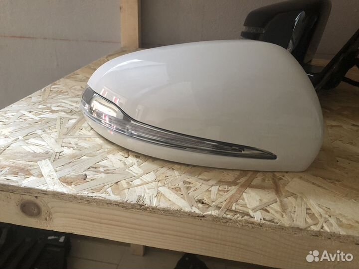 Левая крышка зеркала Mercedes W205 W213 W222 белая