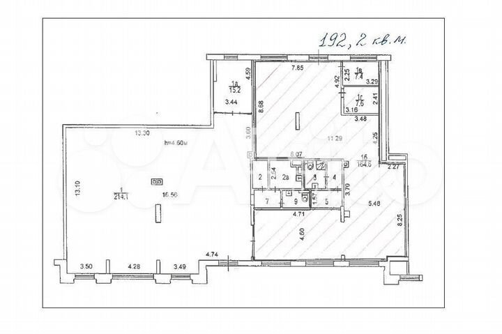 Сдам торговое помещение, 192 м²