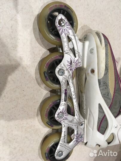 Роликовые коньки Re:action H206W фиолет 37 р, жен