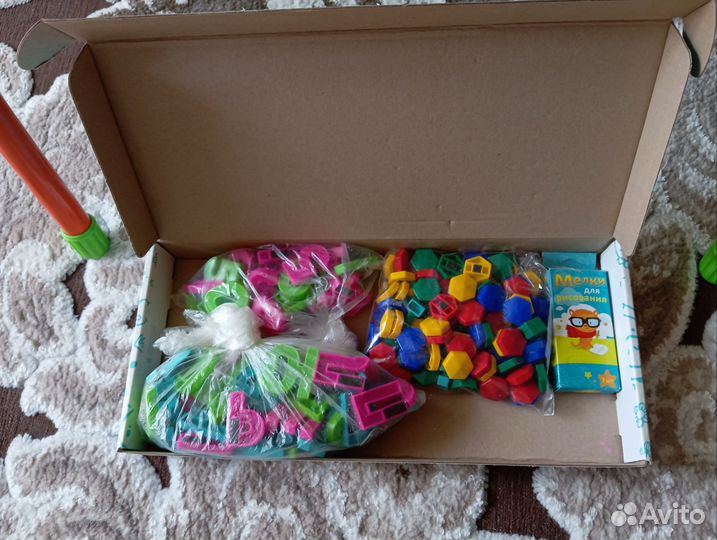 Доска мольберт детский магнитный