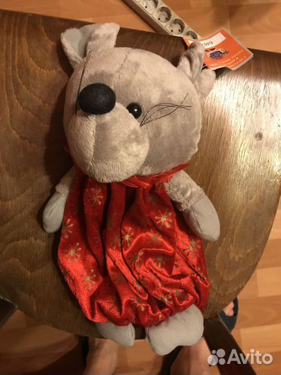 Новый волчонок с молнией на спине для подарка