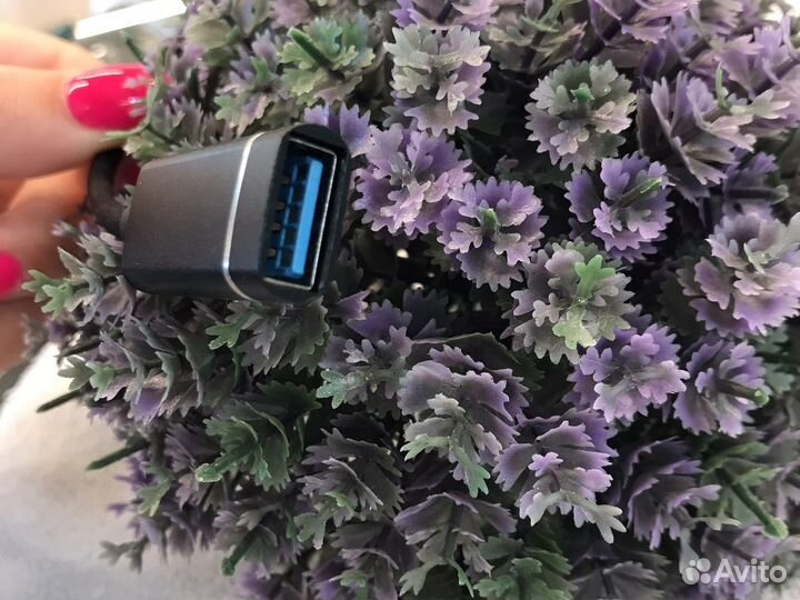 Кабель OTG Lightning + type-c