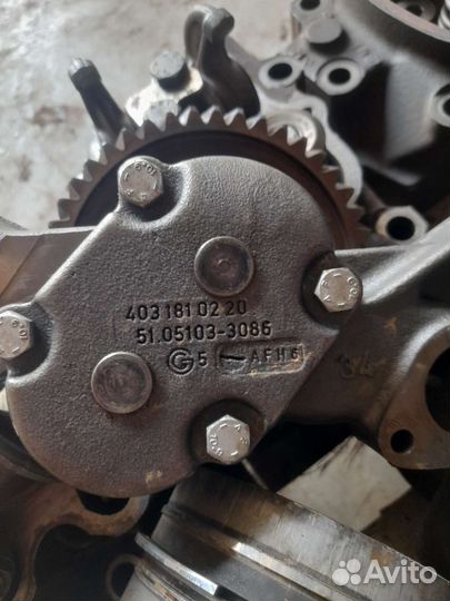 Двигатель по запчастям mercedes ом 441