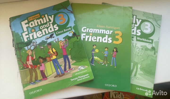 Учебник английского языка Family and Frends 1,2,3