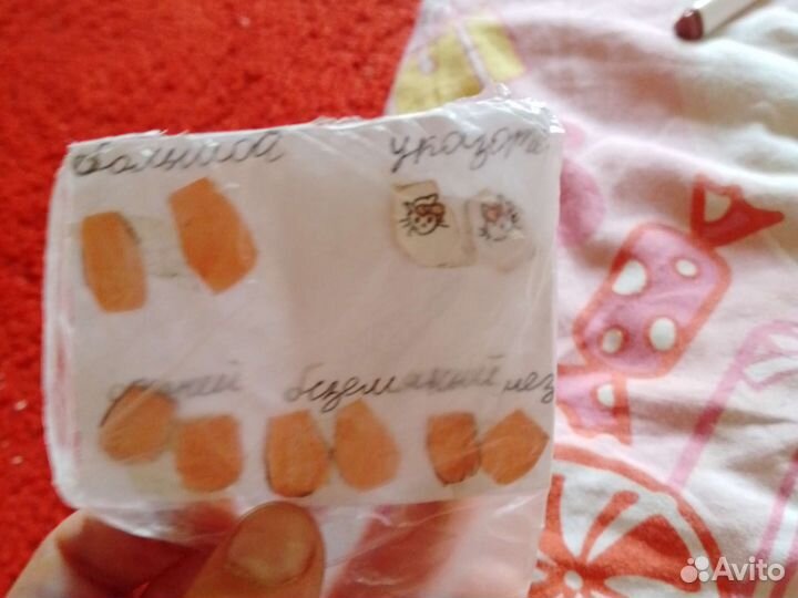 Накладные ногти бумажные хобби